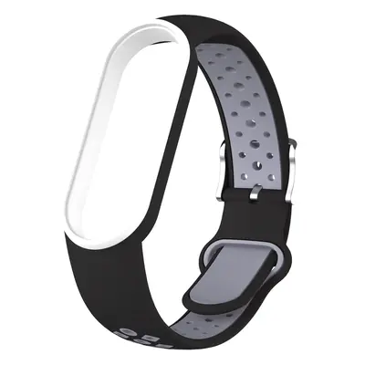 Náhradní náramek Mi band 7/6/5 EF Barva: Černo-Šedo-Bílá, Pro Přístroj: Xiaomi Mi band 5/6/7