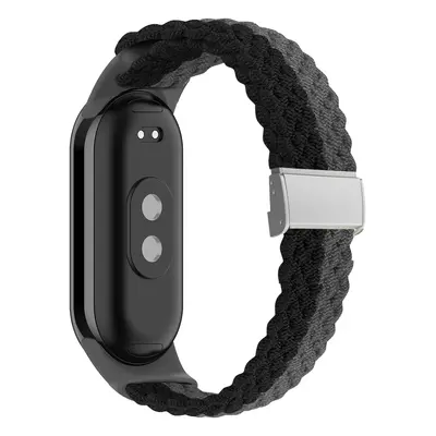 Pletený náramek Mi band 8/9 Barva: Černo-Šedá, Pro Přístroj: Xiaomi Mi Band 8/9