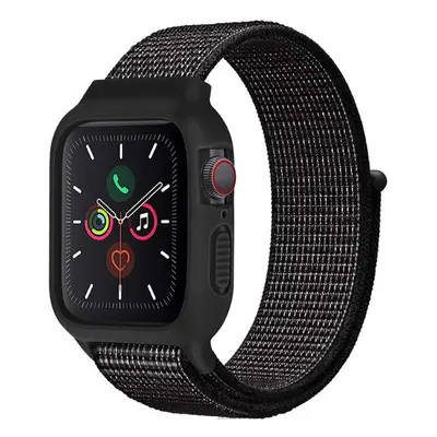 Nylonový set 2v1 pro Apple Watch 42/44/45mm Barevná varianta: Černo-Bílá