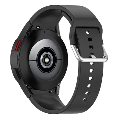 Jednobarevný řemínek s kovovou přezkou pro Samsung Galaxy Watch 4/5/6 Barevná varianta: Černá