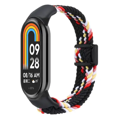 Pletený náramek s magnetickým zapínáním Mi band 8/9 Barevná varianta: Černý duhový