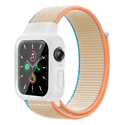 Nylonový set 2v1 pro Apple Watch 38/40/41mm Barevná varianta: Béžovo-oranžová