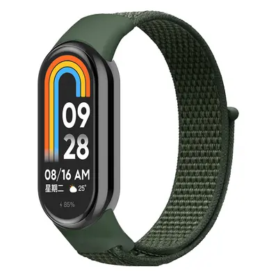 Náhradní náramek SportNylon Mi band 8/9 Barva: Khaki Zelená, Pro Přístroj: Xiaomi Mi Band 8/9