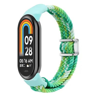 Pletený náramek s magnetickým zapínáním Mi band 8/9 Barevná varianta: Odstíny zelené