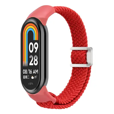 Pletený náramek s magnetickým zapínáním Mi band 8/9 Barevná varianta: Červený