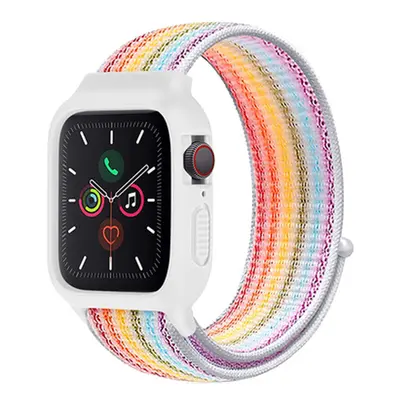 Nylonový set 2v1 pro Apple Watch 38/40/41mm Barevná varianta: Sedm Barev