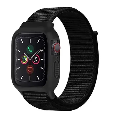 Nylonový set 2v1 pro Apple Watch 42/44/45mm Barevná varianta: Černá