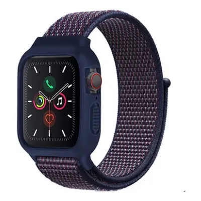 Nylonový set 2v1 pro Apple Watch 38/40/41mm Barevná varianta: Modro-Fialová