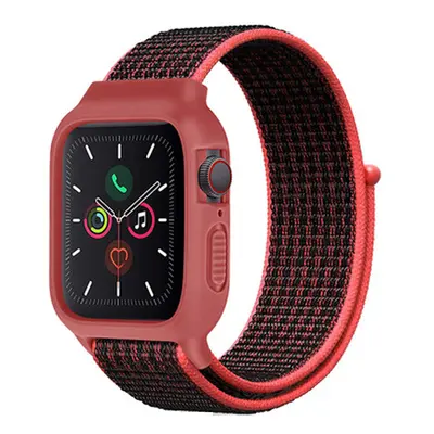 Nylonový set 2v1 pro Apple Watch 38/40/41mm Barevná varianta: Červeno-Černá