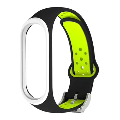 Xiaomi Náhradní náramek Mi band 3/4 EF Barva: Černo-Zeleno-Bílá, Pro Přístroj: Xiaomi Mi band 3/