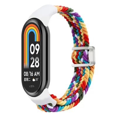 Pletený náramek s magnetickým zapínáním Mi band 8/9 Barevná varianta: Duhový