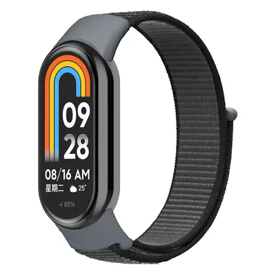 Náhradní náramek SportNylon Mi band 8/9 Barva: Šedo-Stříbrná, Pro Přístroj: Xiaomi Mi Band 8/9