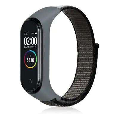 Náhradní náramek Mi band 3/4/5/6/7 SportNylon Barva: Šedo-Stříbrná, Pro Přístroj: Xiaomi Mi band