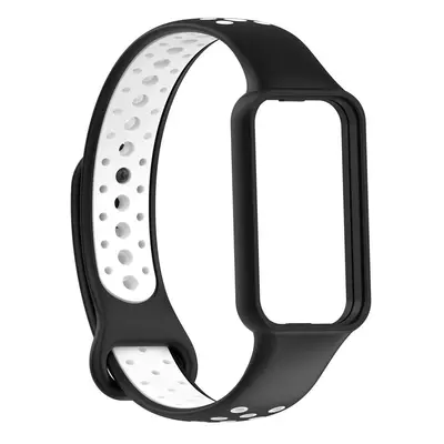 Perforovaný náhradní náramek Mi Band 8 Active / Redmi Band 2 Barevná varianta: Černo-Bílý