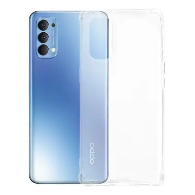 CVK Oppo Reno 4 - Průhledný kryt Typ krytu: Zesílená ochrana rohů a hran