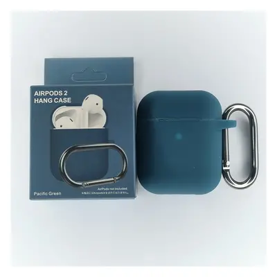 Jednobarevný obal s karabinou pro AirPods 1/2 Barva: Pacific Green