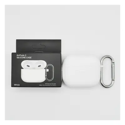 Jednobarevný obal s karabinou pro AirPods 3 Barva: White