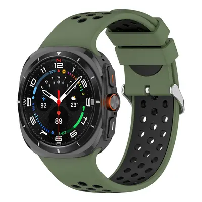 Dvojbarevný řemínek pro Samsung Galaxy Watch Ultra Barva: Zeleno-černý