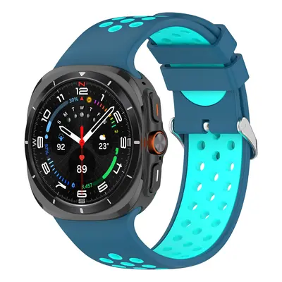 Dvojbarevný řemínek pro Samsung Galaxy Watch Ultra Barva: Tyrkysovo-modrý