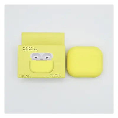 Jednobarevný obal pro AirPods 3 Barva: Mellow Yellow