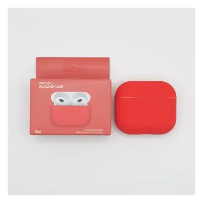 Jednobarevný obal pro AirPods 3 Barva: Red