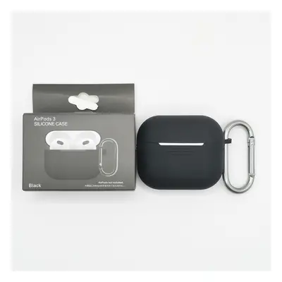 Jednobarevný obal s karabinou pro AirPods 3 Barva: Black