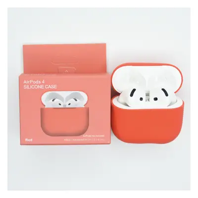 Jednobarevný obal pro AirPods 4 Barva: Red