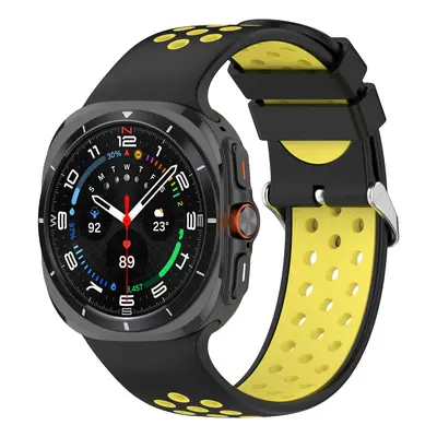 Dvojbarevný řemínek pro Samsung Galaxy Watch Ultra Barva: Černo-žlutý