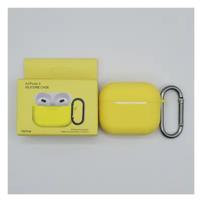 Jednobarevný obal s karabinou pro AirPods 3 Barva: Yellow