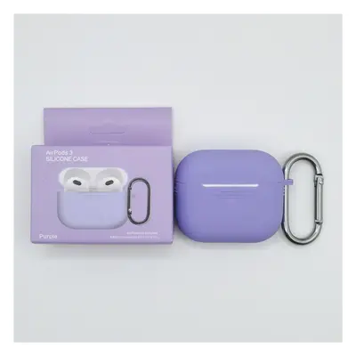 Jednobarevný obal s karabinou pro AirPods 3 Barva: Purple