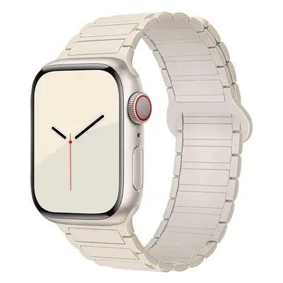 Dvojbarevný magnetický řemínek pro Apple Watch 38/40/41/42(S10)mm Barva: Béžový