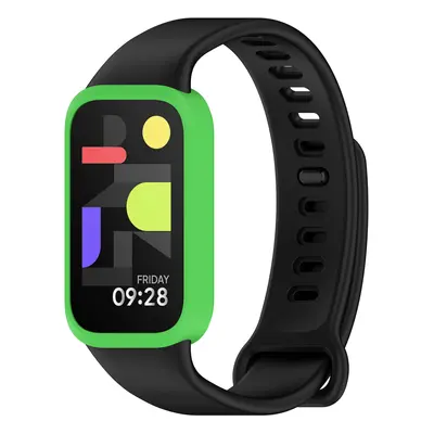 Dvojbarevný silikonový náramek pro Mi Band 9 Active / Redmi Band 3 Barevná varianta: Černo-Zelen