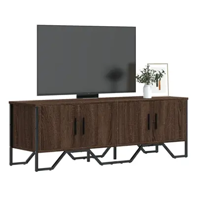 vidaXL TV skříňka hnědý dub 122 x 34 x 41 cm kompozitní dřevo