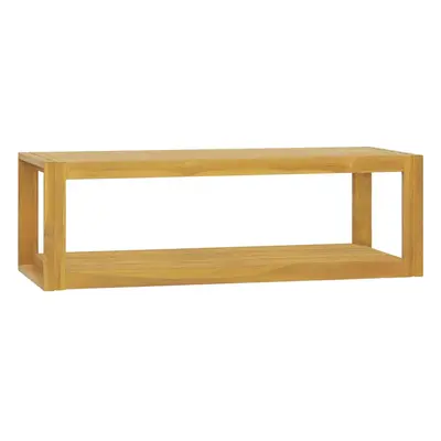 vidaXL Nástěnná koupelnová skříňka 110 x 45 x 35 cm masivní teak