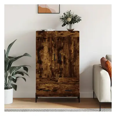 vidaXL Skříň highboard kouřový dub 69,5 x 31 x 115 cm kompozitní dřevo