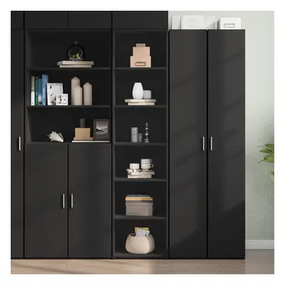 vidaXL Skříň highboard černá 45 x 41 x 185 cm kompozitní dřevo