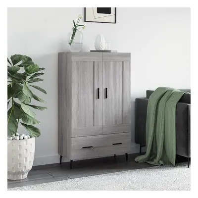 vidaXL Skříň highboard šedá sonoma 69,5 x 31 x 115 cm kompozitní dřevo