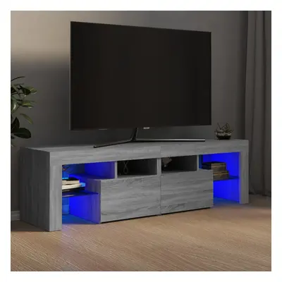 vidaXL TV skříňka s LED osvětlením ďábel 140 x 36,5 x 40 cm