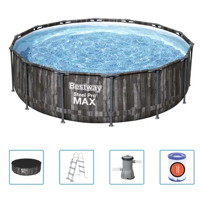 Bestway Bazénový set Steel Pro MAX kulatý 427 x 107 cm