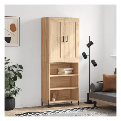 vidaXL Skříň highboard dub sonoma 69,5 x 34 x 180 cm kompozitní dřevo