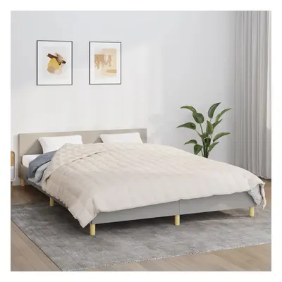 vidaXL Zátěžová deka světle krémová 200 x 225 cm 13 kg textil