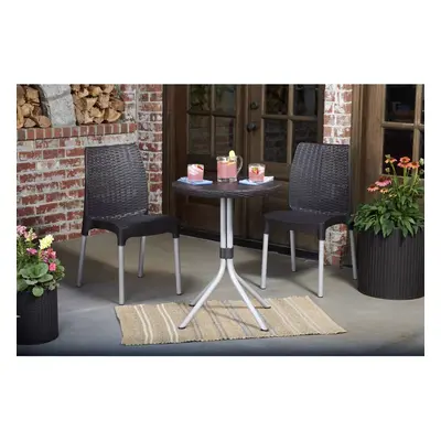 Keter Bistro set Chelsea grafitový 223562