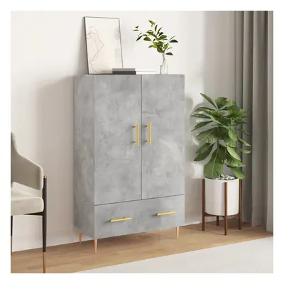 vidaXL Skříň highboard betonově šedá 69,5x31x115 cm kompozitní dřevo