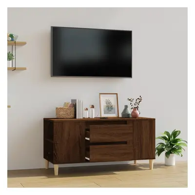 vidaXL TV skříňka hnědý dub 102x44,5x50 cm kompozitní dřevo