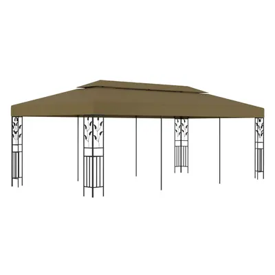 vidaXL Altán 6 x 3 m taupe 180 g/m²