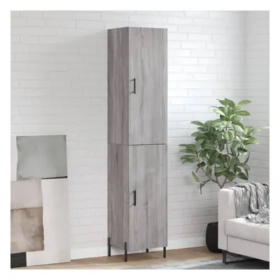 vidaXL Skříň highboard šedá sonoma 34,5 x 34 x 180 cm kompozitní dřevo