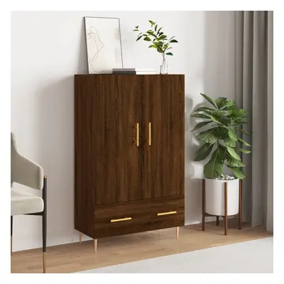 vidaXL Skříň highboard hnědý dub 69,5 x 31 x 115 cm kompozitní dřevo