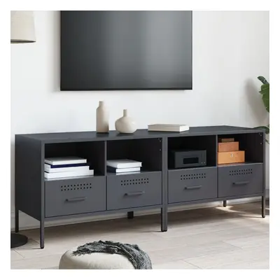 vidaXL TV skříňky 2 ks antracitové 68 x 39 x 50,5 cm ocel