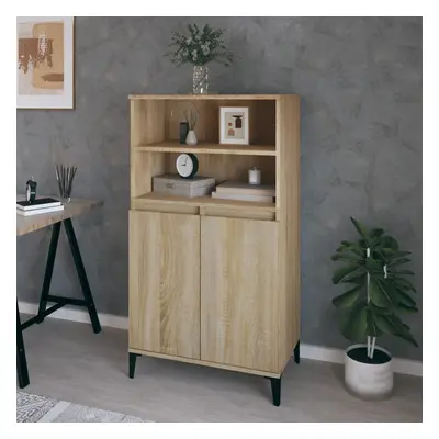 vidaXL Skříň highboard dub sonoma 60 x 36 x 110 cm kompozitní dřevo