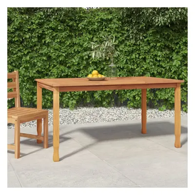 vidaXL Zahradní jídelní stůl 150 x 90 x 75 cm masivní teak